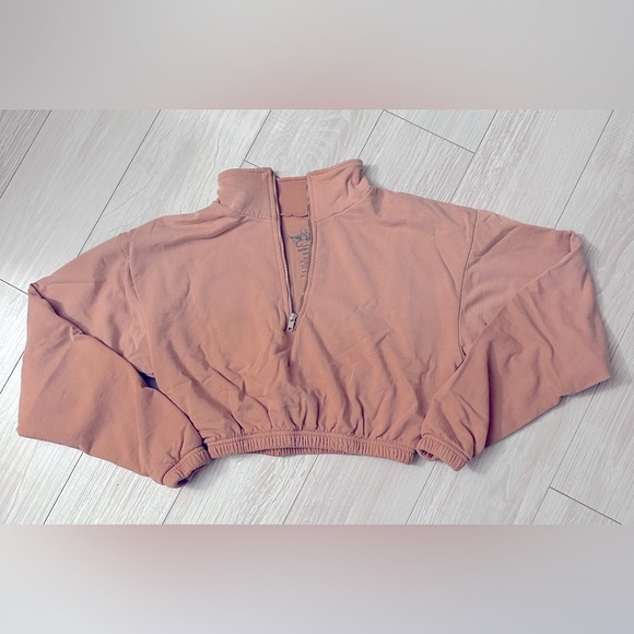 NEW BOYS LIE CAUGHT BLUSHING QUARTER ZIP | BLUSH TIE DYE - Picture 9 of 15